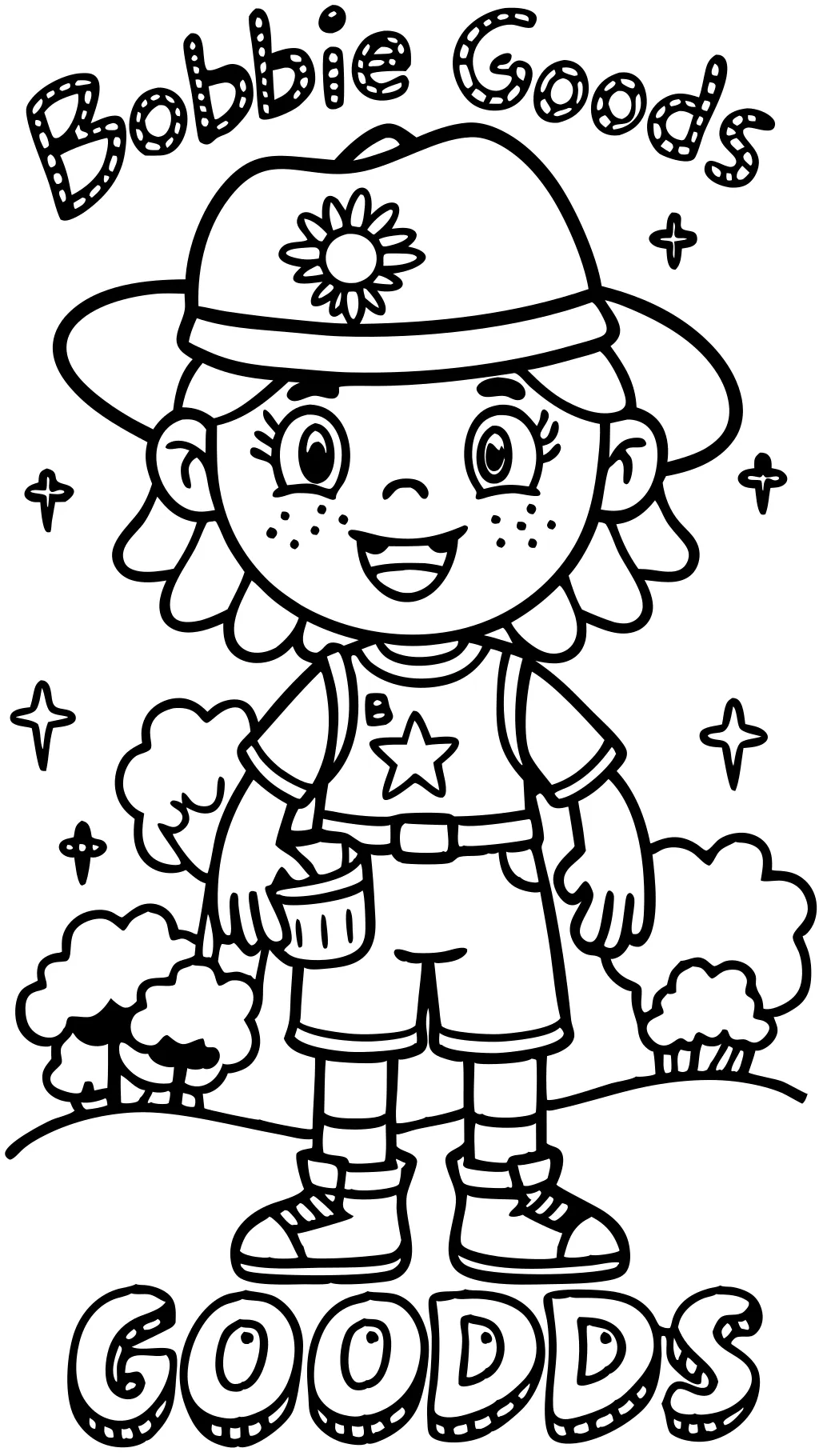 bobbie goods coloring book pages